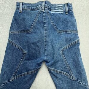 Revice Denim Womens Size 27‎ Star Pocket Jeans Blue Wash High Rise Slim Fit
